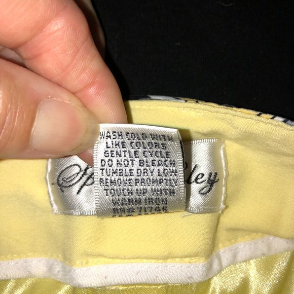 Sport Haley Yellow/Black/White Printed Skort Size 4 - Picture 5 of 5